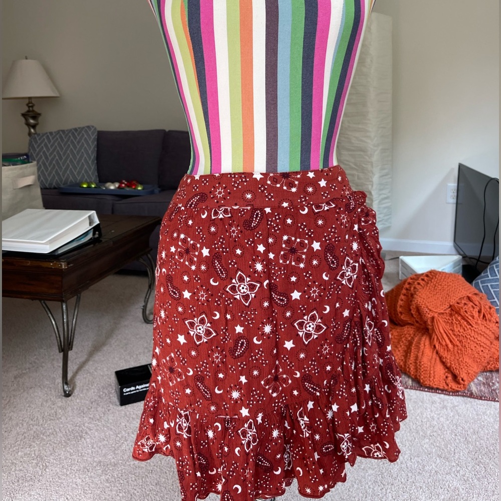 Red Bandana aerie Skirt